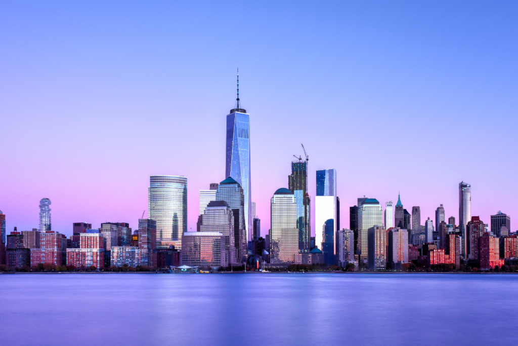 New York skyline with One World Trade Center