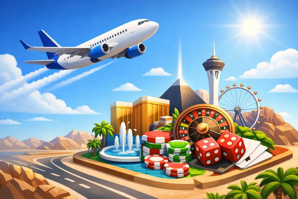 Cheap Flights to Las Vegas Without the Gamble