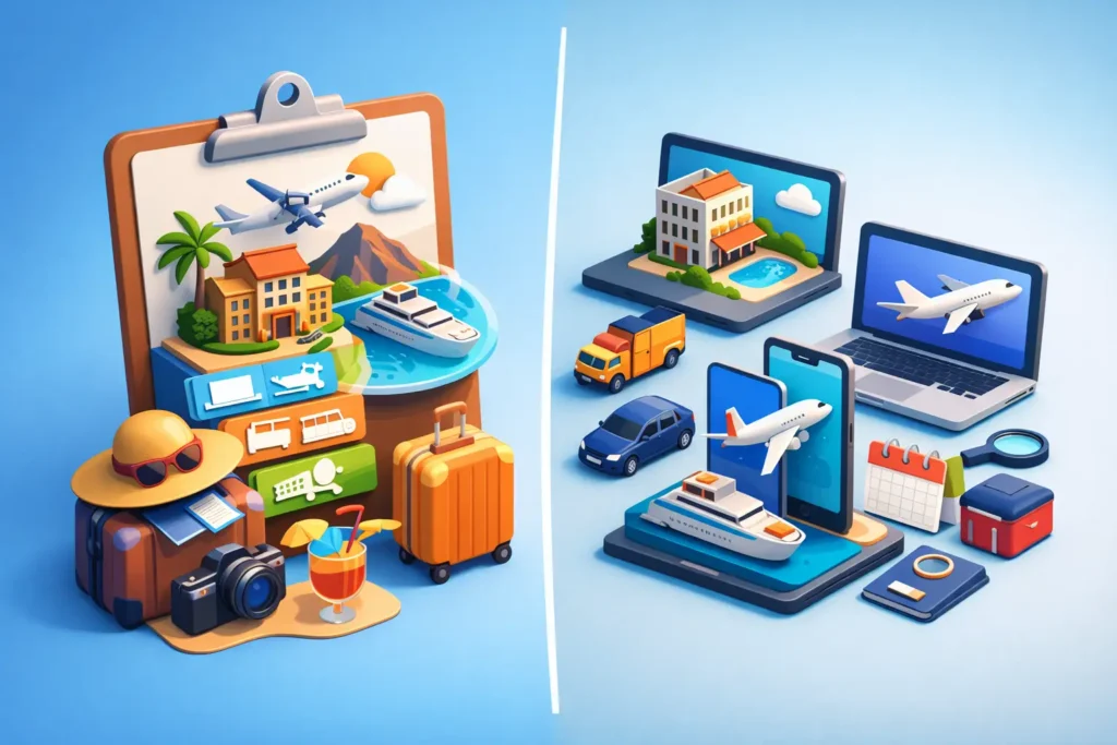 Package Booking Versus Separate Reservations