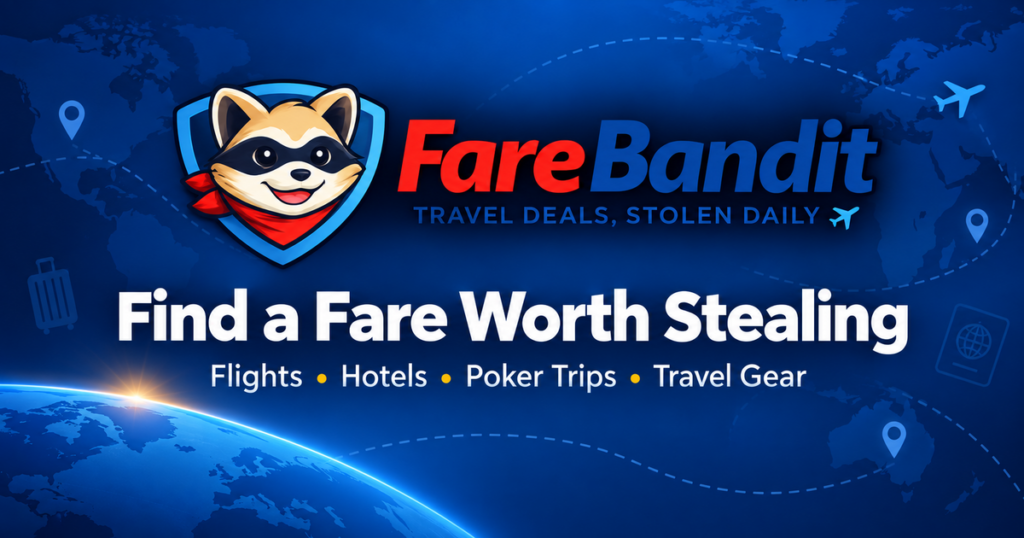 FareBandit travel deals social sharing card