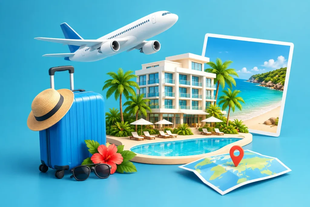 Bundle Flights Hotels Vacations for Less